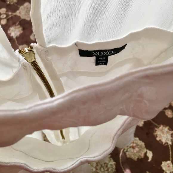Cute White 7/8 XOXO Dress - Picture 4 of 5